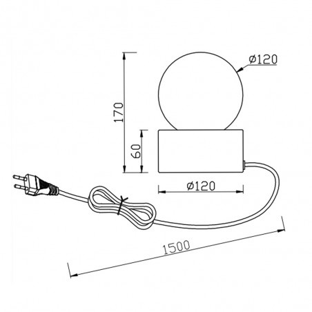 Table lamp Countess