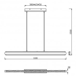 Pendant lamp Led Deacon (42W)