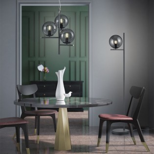 Ceiling Lamp Pure Smoked (3 lights)