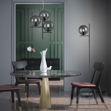 Ceiling Lamp Pure Smoked (3 lights)
