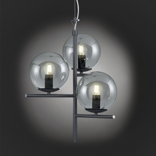 Ceiling Lamp Pure Smoked (3 lights)