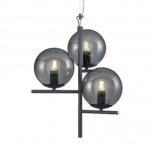 Ceiling Lamp Pure Smoked (3 lights)