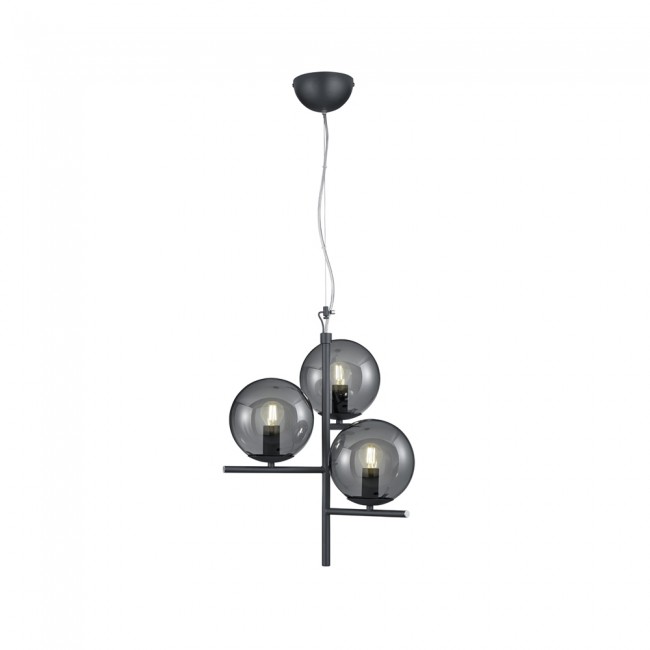 Ceiling Lamp Pure Smoked (3 lights)