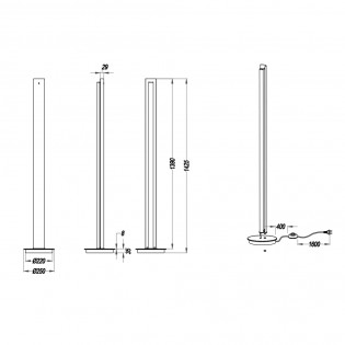 Texel LED-Stehleuchte (15W)