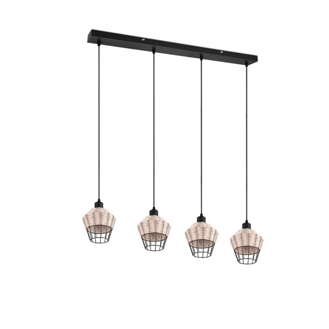 Regleta de techo Borka (4 luces)