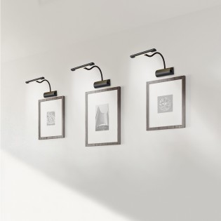 Curtis Black (4W) schaltbare LED-Wandleuchte