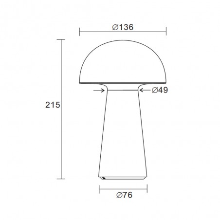Lennon Led Nachttischlampe (2W)