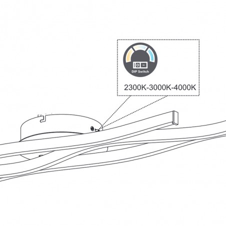 LED Ceiling Flush Light Blaze Dimmable (35W)