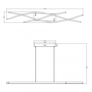 LED Pendant Lamp Blaze Dimmable (35W)