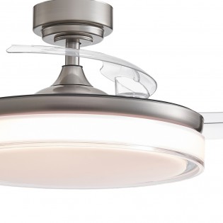 LED-Lüfter mit klappbaren Flügeln Oroel Nickel CCT (45W)