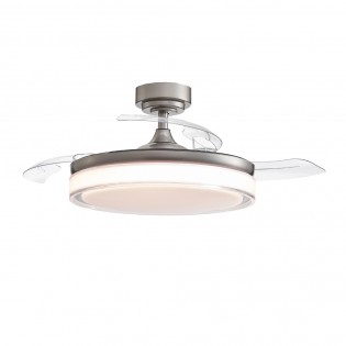LED-Lüfter mit klappbaren Flügeln Oroel Nickel CCT (45W)