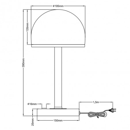 Berlin Led Tischlampe (4,5W)