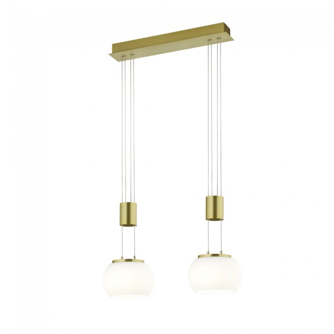LED-Deckenleuchte Madison Opal Dimmbar (2x8W)