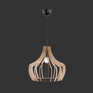 Holz-Pendelleuchte