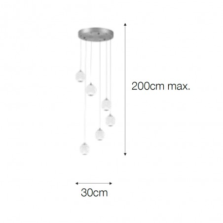 Acrobat LED-Pendelleuchte (6x5W)