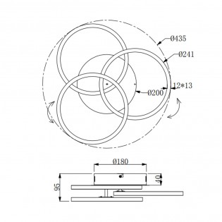 Deckenleuchte Led Circle (27W)