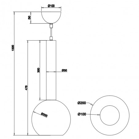 Pendant lamp Clayton