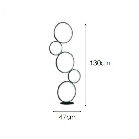 LED-Stehleuchte Circus (55W)