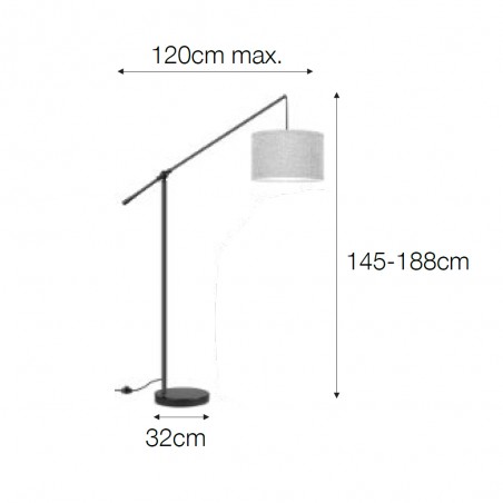 Floor Lamp Carcasona