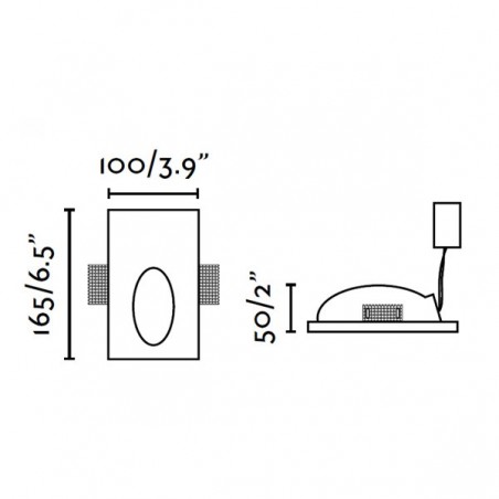 Recessed LED Plas (1W)