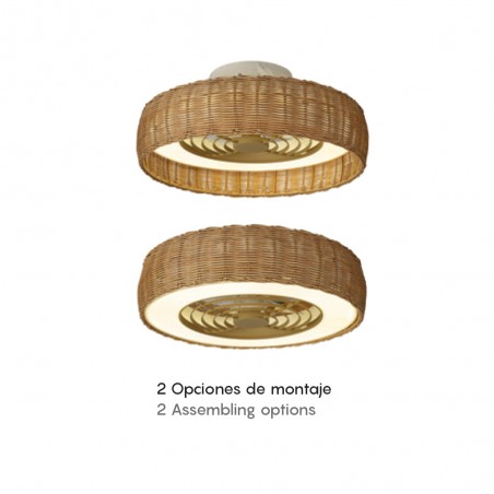 Kilimanjaro Mini LED-Ventilator für den Außenbereich (55W)