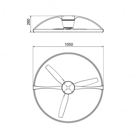 Nepal LED-Lüfter (110W)