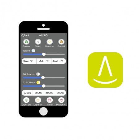 Natur LED-Deckenventilator (75W)