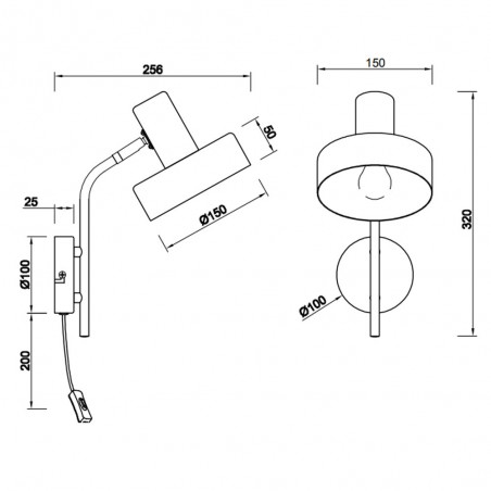 Wall lamp Gaya