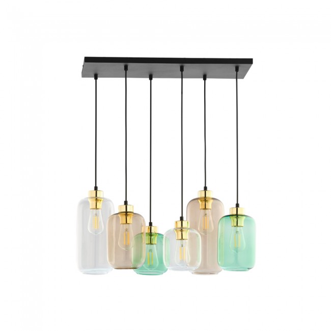 Pendant Lamp Flota Multicolour (6 lights)