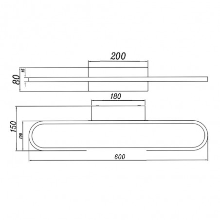 Gianni Led Wandleuchte für Badezimmer (22W)