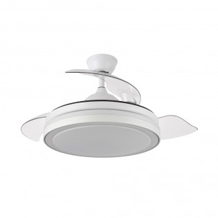 LED fan with retractable...