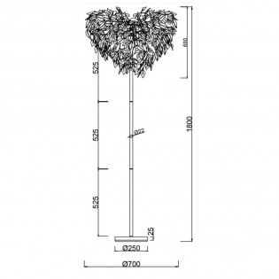 Floor lamp Leavy