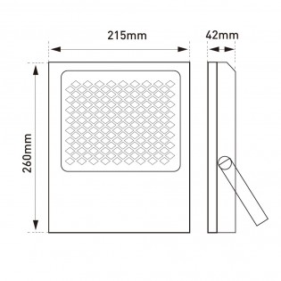 Bee solar LED-Außenstrahler (100W)