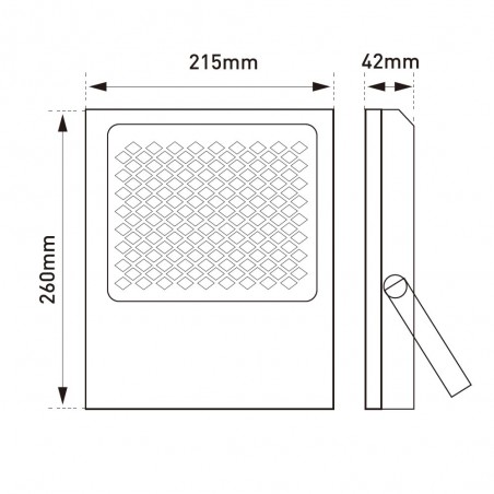 Bee solar LED-Außenstrahler (100W)