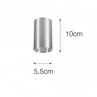 Tubular ceiling spotlight Iris 10