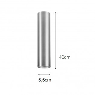 Tubular ceiling spotlight Iris 40