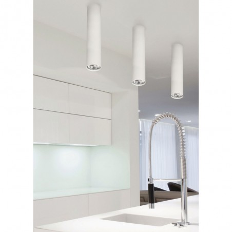 Tubular ceiling spotlight Iris 40