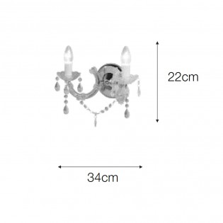 Wall Lamp Maria Teresa (2 lights)