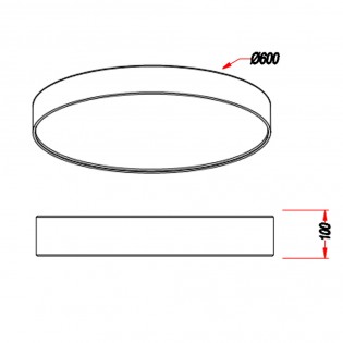 Lugano LED-Deckenleuchte (42W)