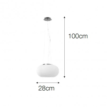 Ceiling Lamp Opalina