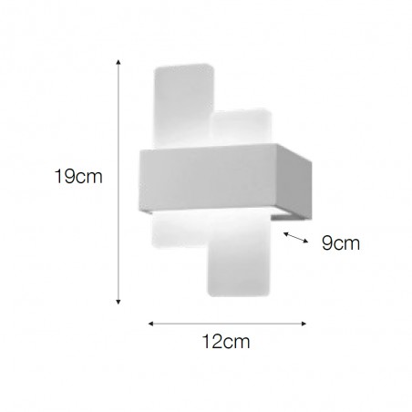 Mur LED-Wandleuchte (6W)