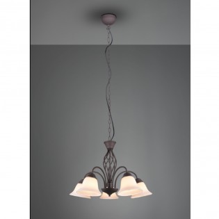 Rustikaler Kronleuchter (5 Lichter)