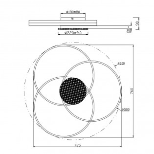 Flush Light Led Sedona (40W)