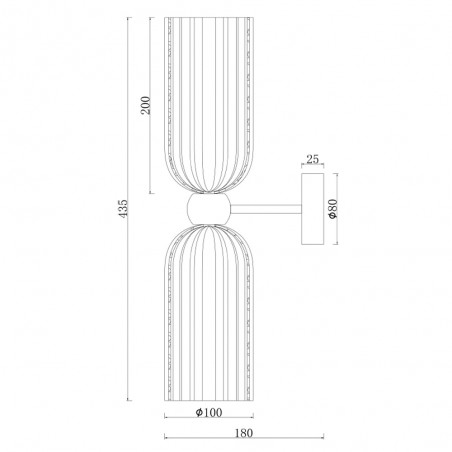 Wall Lamp Antic (2 lights)