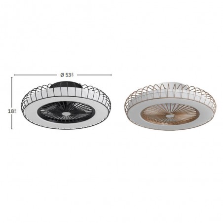 Albonez CCT LED-Deckenventilator (72W)