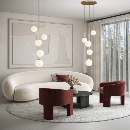 Cluster Pendant Lamp Basic Form (5 lights)