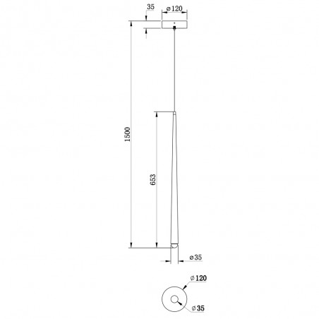 Cascade LED-Deckenleuchte (8W)