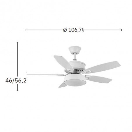 Deckenventilator Led Braw CCT (30W)