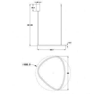 LED Ceiling Lamp Glint (24W)