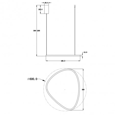 Glint LED-Deckenleuchte (24W)